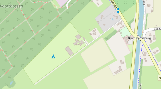 Stellplatz auf Satellitenbild