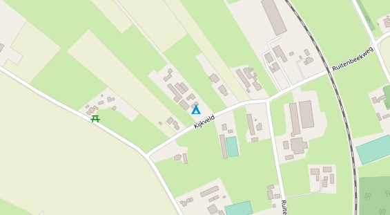 Stellplatz auf Satellitenbild