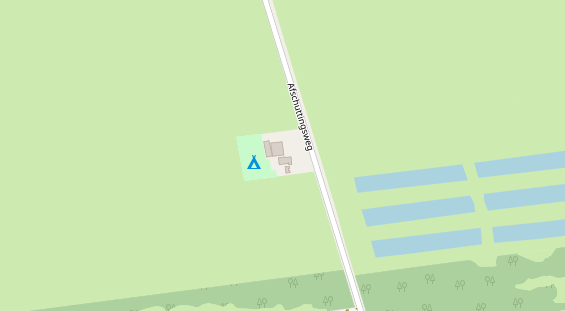 Stellplatz auf Satellitenbild