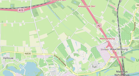 Area di sosta per camper sulla carta