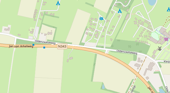 Stellplatz auf Satellitenbild