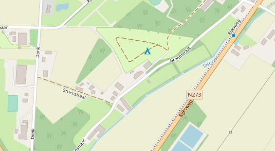 Stellplatz auf Satellitenbild