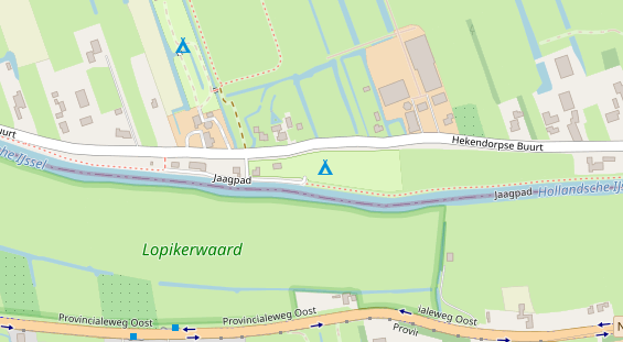 Stellplatz auf Satellitenbild