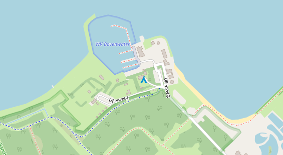 Stellplatz auf Satellitenbild