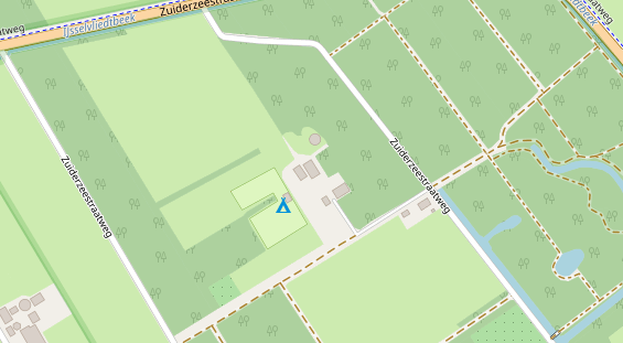 Stellplatz auf Satellitenbild