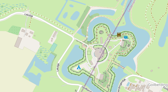 Stellplatz auf Satellitenbild