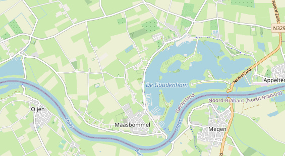 Area di sosta per camper sulla carta