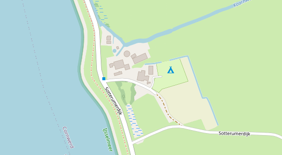 Stellplatz auf Satellitenbild