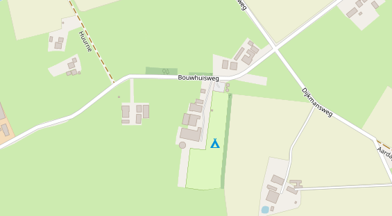 Stellplatz auf Satellitenbild