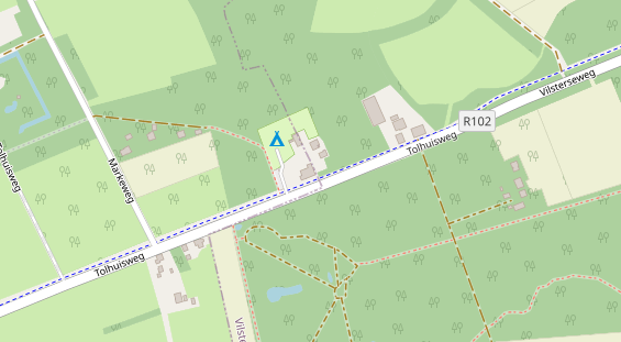 Stellplatz auf Satellitenbild