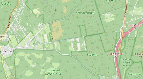 Área para autocaravana en la tarjeta