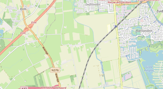 Aire camping-car sur la carte