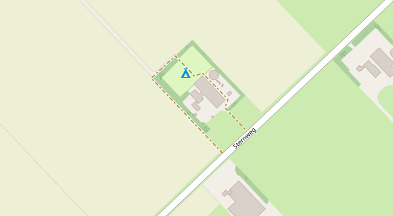 Stellplatz auf Satellitenbild