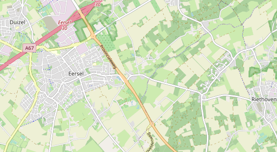 Area di sosta per camper sulla carta