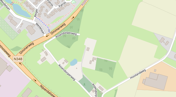 Stellplatz auf Satellitenbild