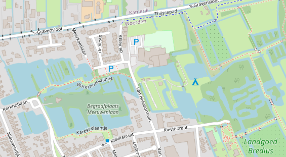 Stellplatz auf Satellitenbild