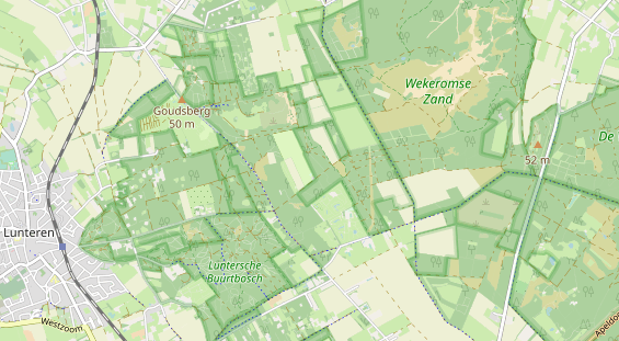 Área para autocaravana en la tarjeta