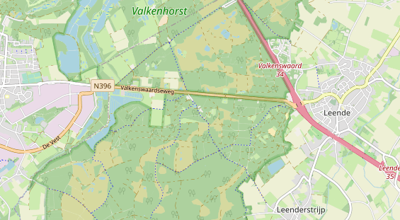 Aire camping-car sur la carte