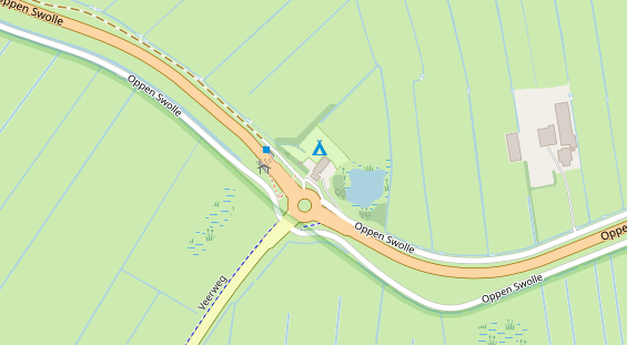 Stellplatz auf Satellitenbild