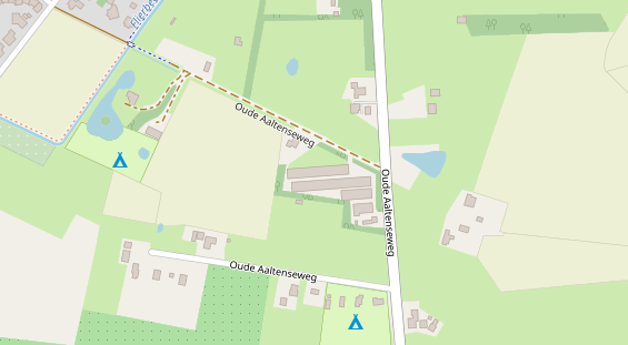 Stellplatz auf Satellitenbild