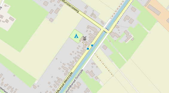 Stellplatz auf Satellitenbild