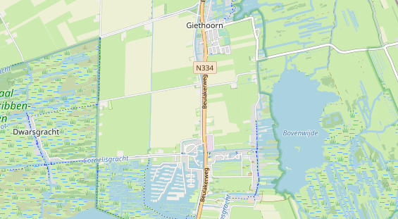 Área para autocaravana en la tarjeta