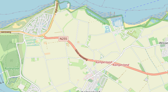 Aire camping-car sur la carte