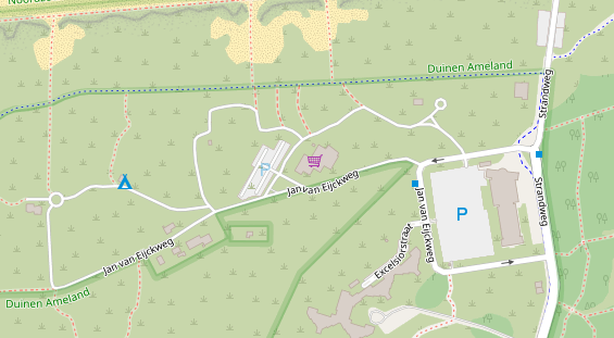 Stellplatz auf Satellitenbild