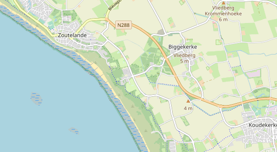 Aire camping-car sur la carte