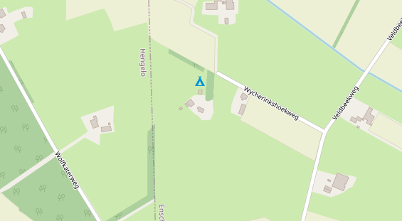 Stellplatz auf Satellitenbild