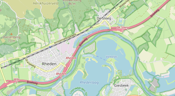 Aire camping-car sur la carte