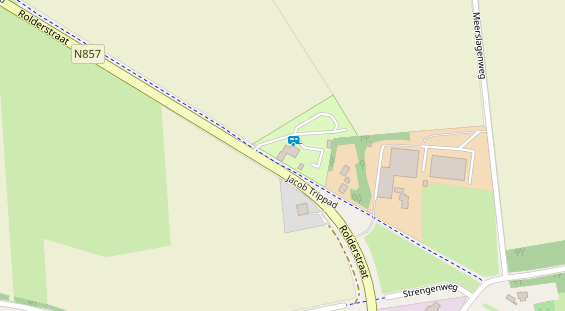 Stellplatz auf Satellitenbild