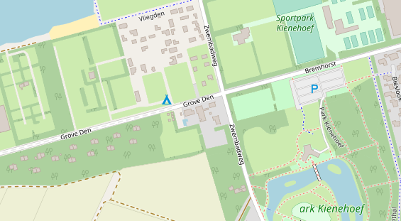 Stellplatz auf Satellitenbild