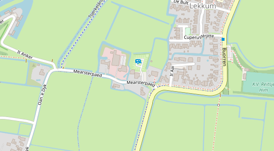 Stellplatz auf Satellitenbild