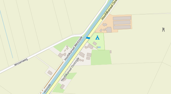 Stellplatz auf Satellitenbild