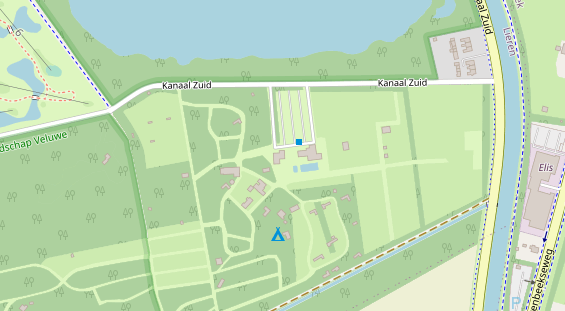 Stellplatz auf Satellitenbild