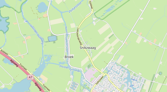 Area di sosta per camper sulla carta