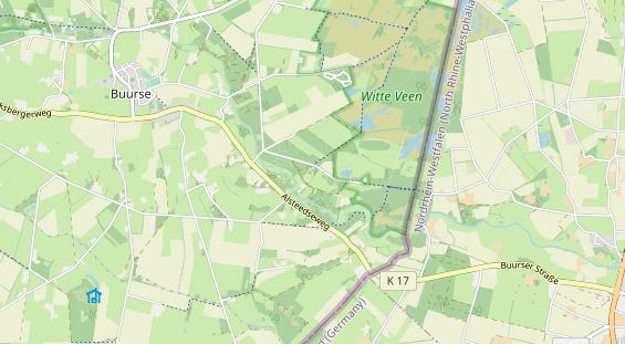 Aire camping-car sur la carte