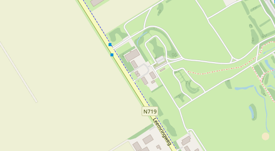 Stellplatz auf Satellitenbild