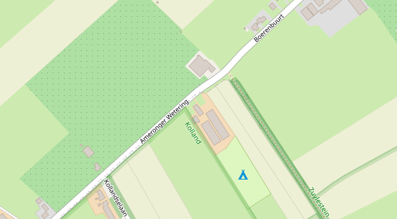 Stellplatz auf Satellitenbild