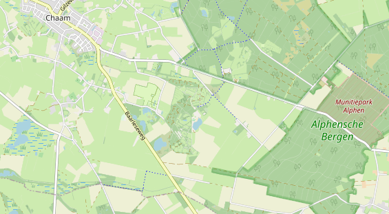 Área para autocaravana en la tarjeta