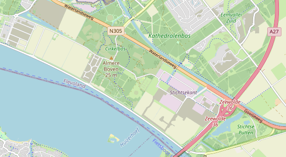 Área para autocaravana en la tarjeta