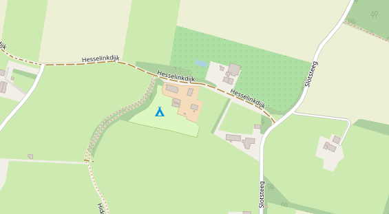 Stellplatz auf Satellitenbild