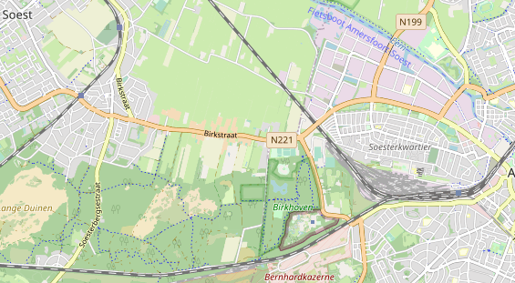 Aire camping-car sur la carte