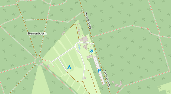 Stellplatz auf Satellitenbild