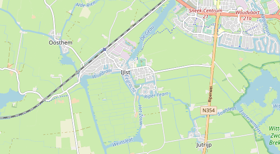 Aire camping-car sur la carte