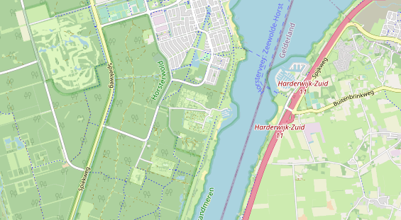 Área para autocaravana en la tarjeta