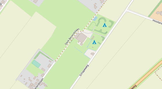 Stellplatz auf Satellitenbild