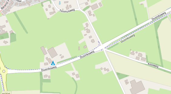 Stellplatz auf Satellitenbild