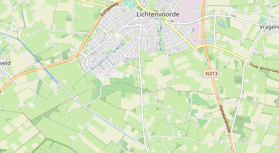 Área para autocaravana en la tarjeta